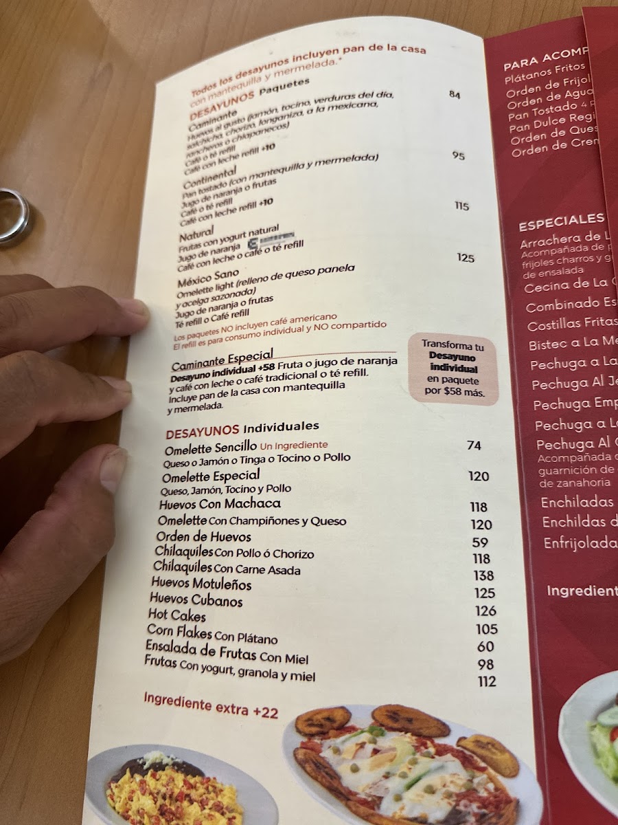 Restaurante El Caminante Menu - Image 6